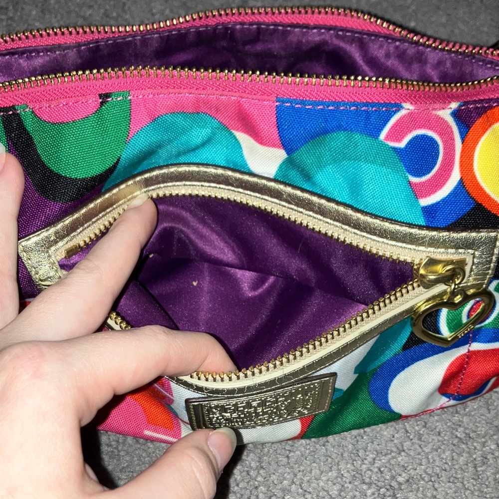 Coach Colorful Signature Shoulder Bag - Picture 3 of 5